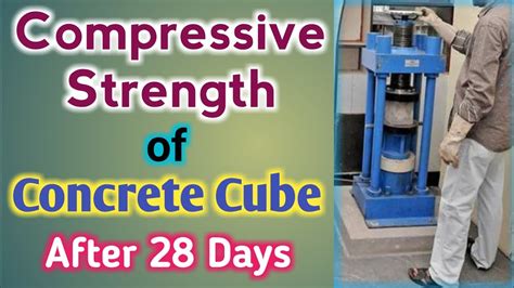 crush test concrete|how to calculate cube strength.